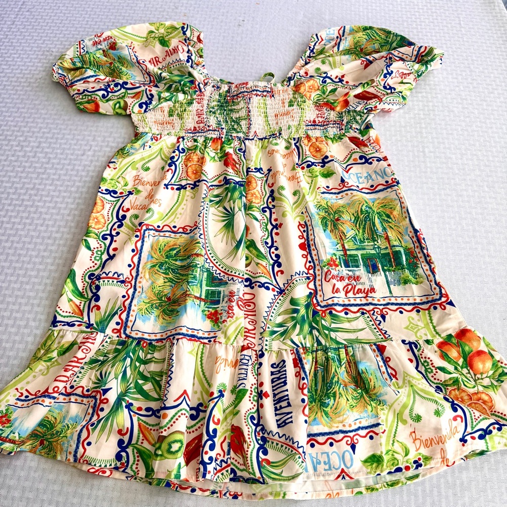 Live 4 Truth Multicolor Tropical Mini Dress - Picture 3 of 13